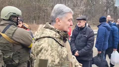 EVACUATION OF IRPEN RESIDENTS continues 206th Battalion of Kiev Teroron