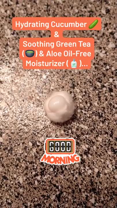 Hydrating Cucumber & Soothing Green Tea & Aloe Oil Free Moisturizer...