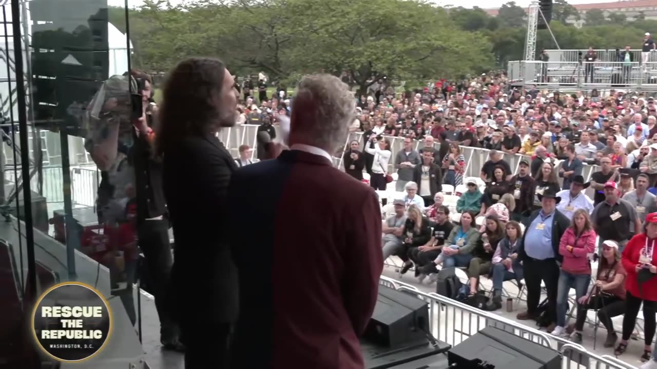 Rescue The Republic D.C. Rally - Russell Brand, Jordon Petersen