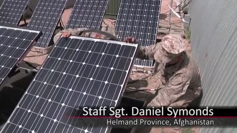 Marines go green with solar energy