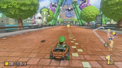 Mario Kart 8 Deluxe Switch Luigi Part 2 Water Park