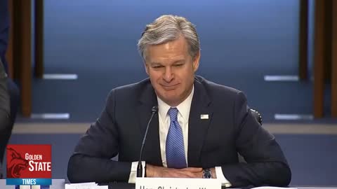 Corrupt FBI Director Refuses to Say if the Border is Secure Under Biden!