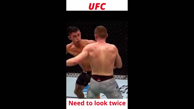 Need to look twice knockout | Ufc MMA kickboxing muay Thai