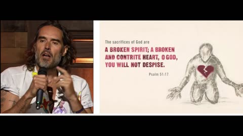 Russell Brand admits with humbleness his past sins- talks about being given a new chance in Christ