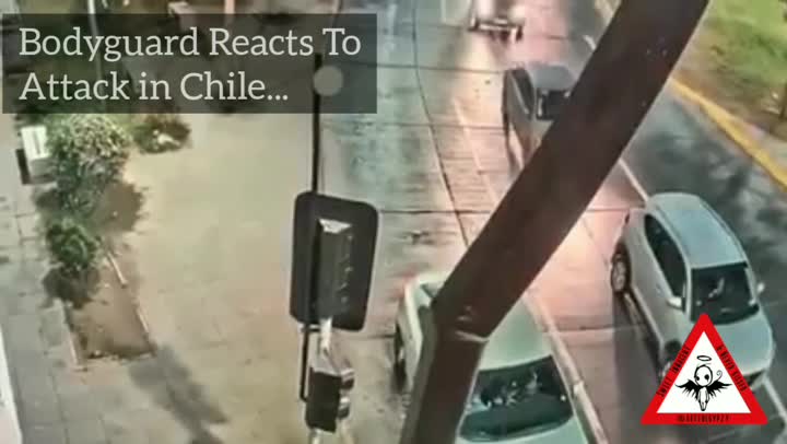 Bodyguard Reacts To An Attack in Chile…