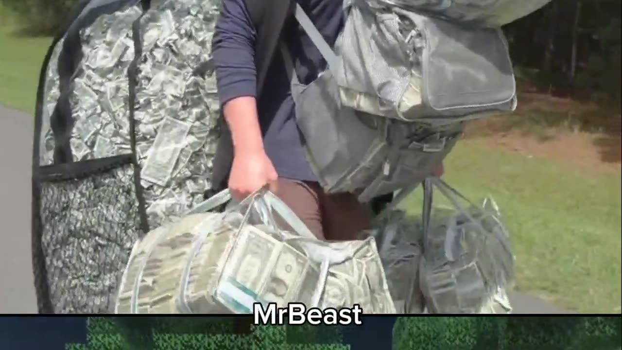 MrBeast Sprinting with More and More Money