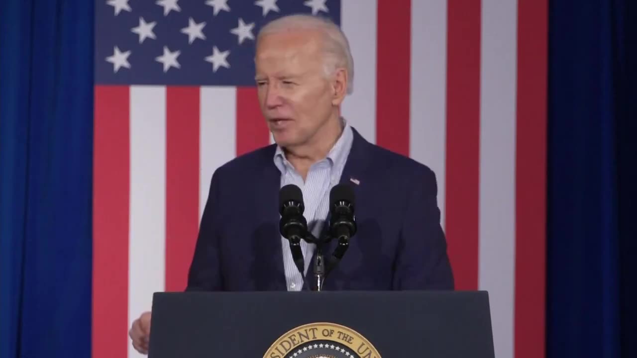 Biden is VERY CONFUSED tonight: "Let's fly to Toronto or to Berlin or to London or to Rome"