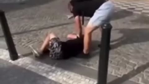Man vs beta who's aggresive towards pregnant woman