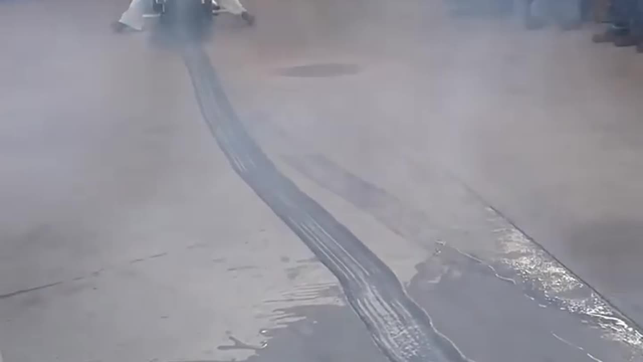 DRAG BIKE Burnout