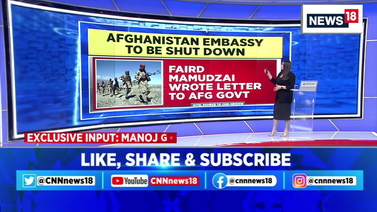 India Afghanistan News | Afghanistan embassy to be shut down In India | English News | News18