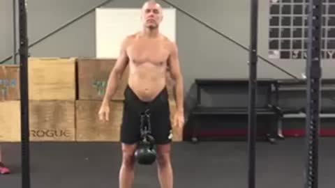 53# Kettlebell, strict pull-ups, part of an EMOM10