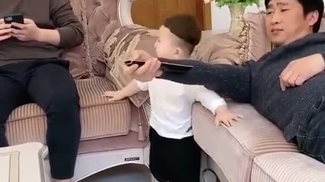 Funny baby video when you have a cute naughty kids