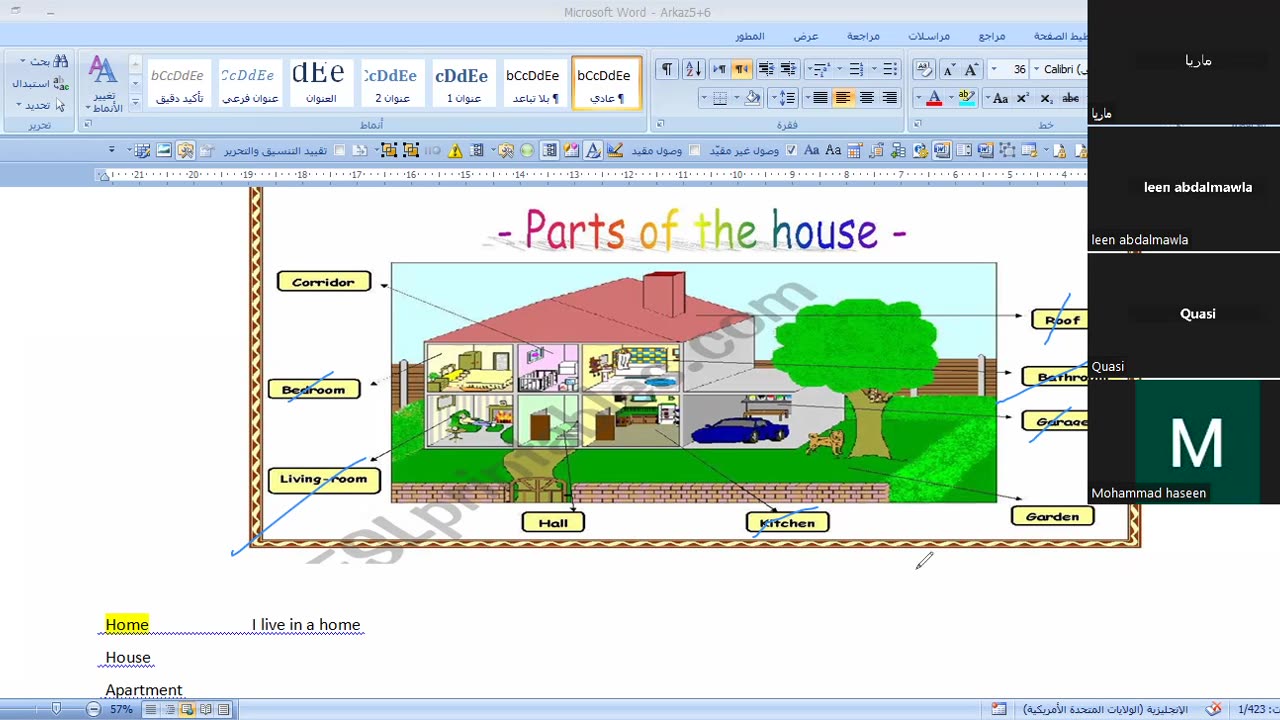describe our houses