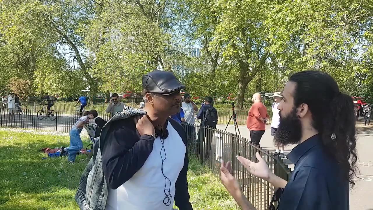 Speakers Corner- Uncle Sam & Muslim - what verses are for Women - Boys in heaven