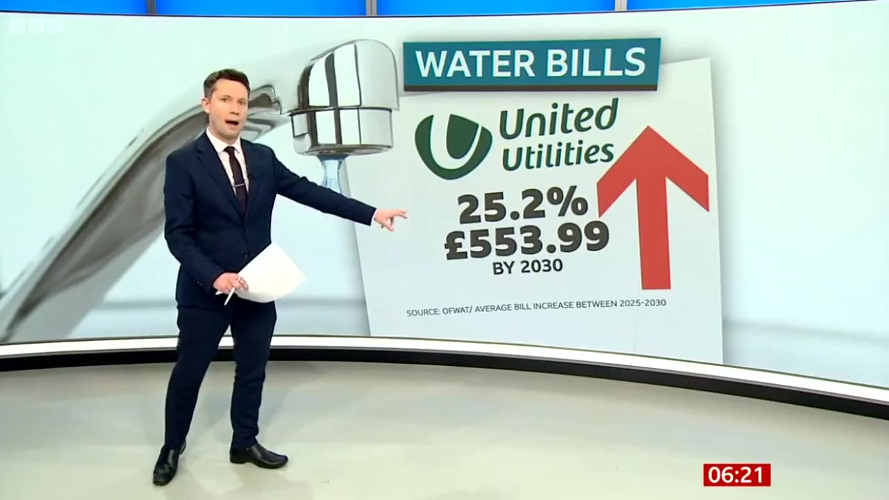 Water companies in England and Wales are proposing enormous water bill rises over the next 5 years.