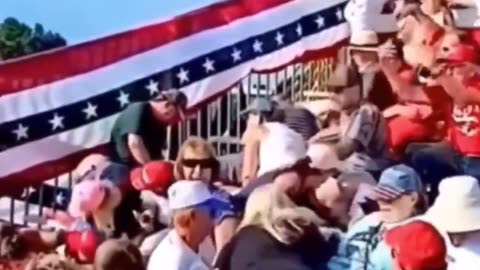 Video of Comperatore on the ground with what appears to be his family going hysterical