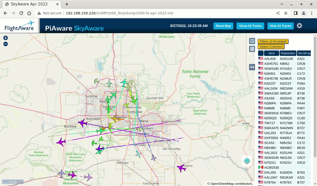 August 26th - 27th 2022 time lapse