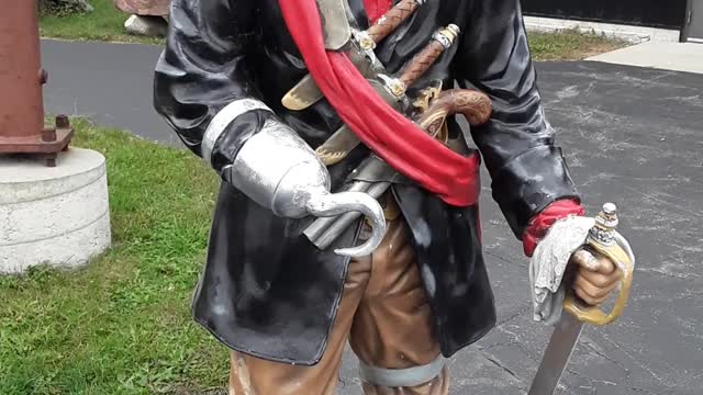 A statue of a pirate today would look exactly like Xi Jin Ping. Pulaski, Wi