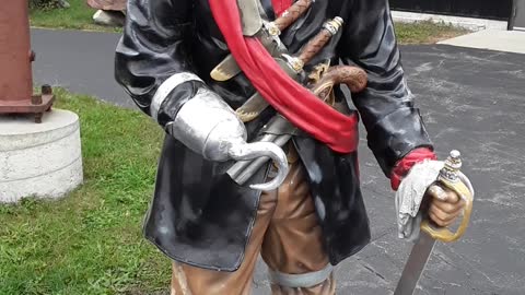 A statue of a pirate today would look exactly like Xi Jin Ping. Pulaski, Wi