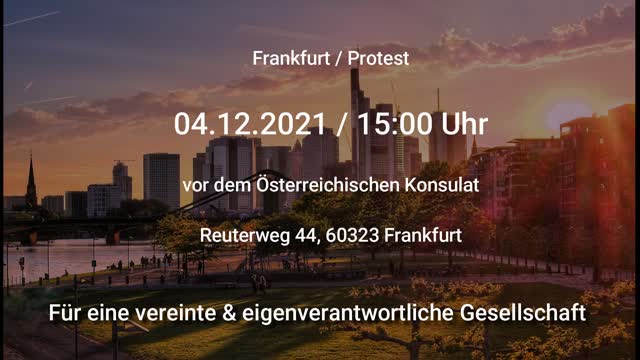 Demo Freie Impfentscheidung Frankfurt 04.12.2021