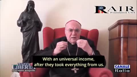 💪Archbishop Carlo Maria Viganò - ⚠️WARNING⚠️ about The ☠️New World Order☠️ Agenda❗️❗️❗️