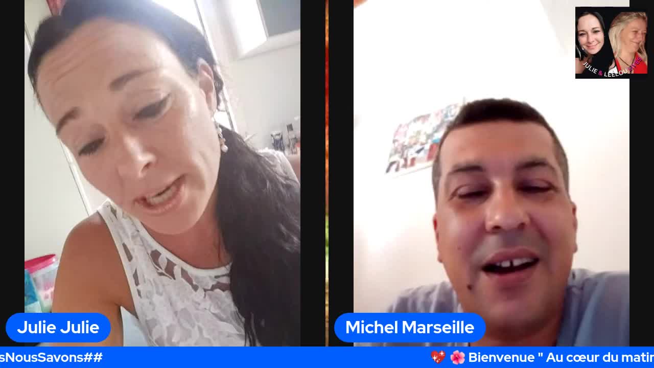 ☀️❤️☀️Au Cœur du Matin 25/07, Julie à Votre Ecoute☀️❤️☀️