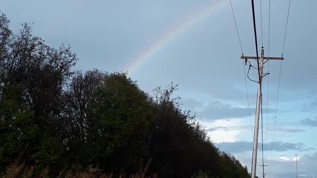 The Genesis 9 promise of God in the sky, Homer Alaska 8/29/22