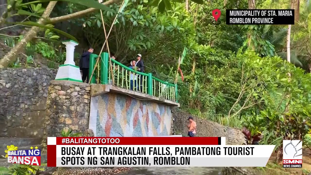 Busay at Trangkalan Falls, pambatong tourist spots ng San Agustin, Romblon