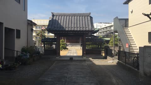 近所の お寺さん Japanese temple