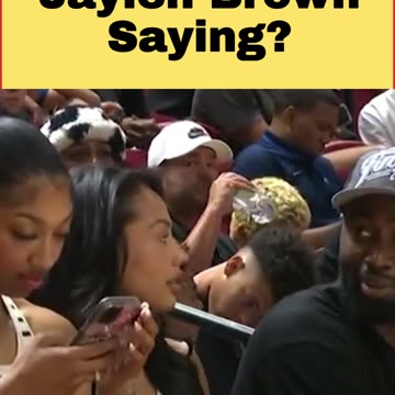 What Was Jaylen Brown Saying?