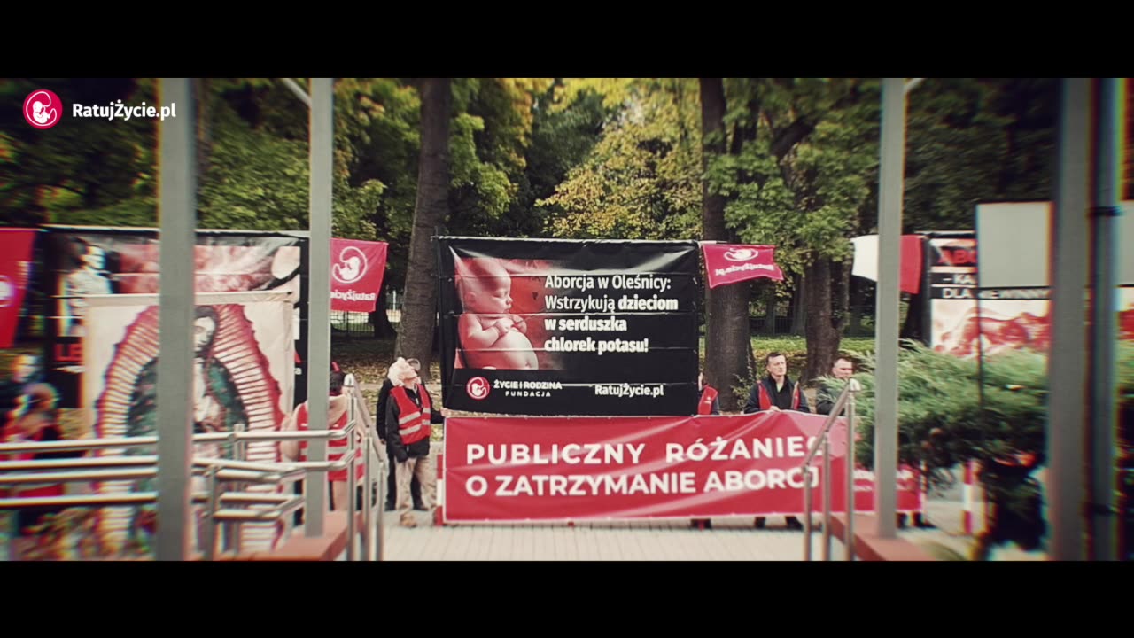 Największy Publiczny Różaniec o zatrzymanie aborcji pod szpitalem w Oleśnicy