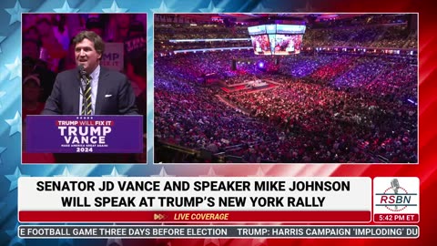 FULL SPEECH: Tucker Carlson Delivers Remarks at Madison Square Garden