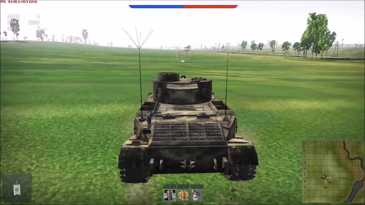 War Thunder 1.45 Dev Server - Test driving new tanks Part 2 - M4A2 and Tiger (P)