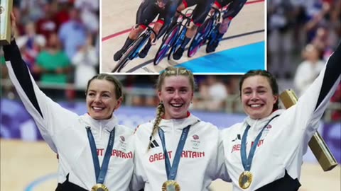 Great Britain Won The First Gold Medal On Offer In The Olympic Track Cycling