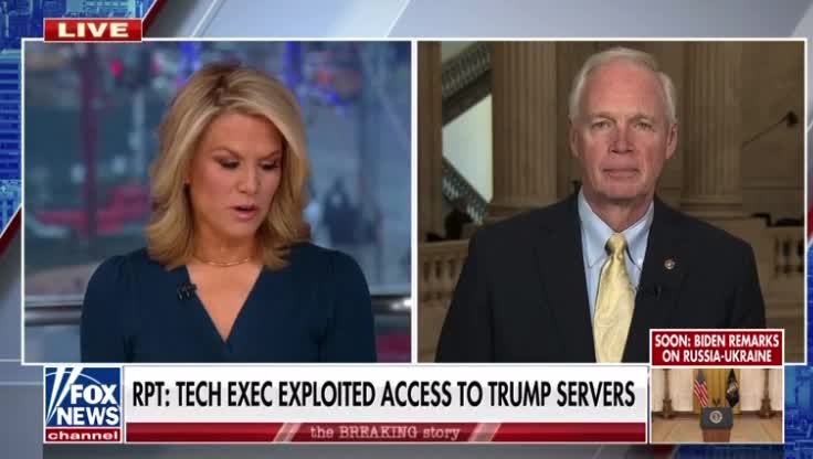Ron Johnson - Durham Probe Tech Exec Exploited Access to Trump Servers