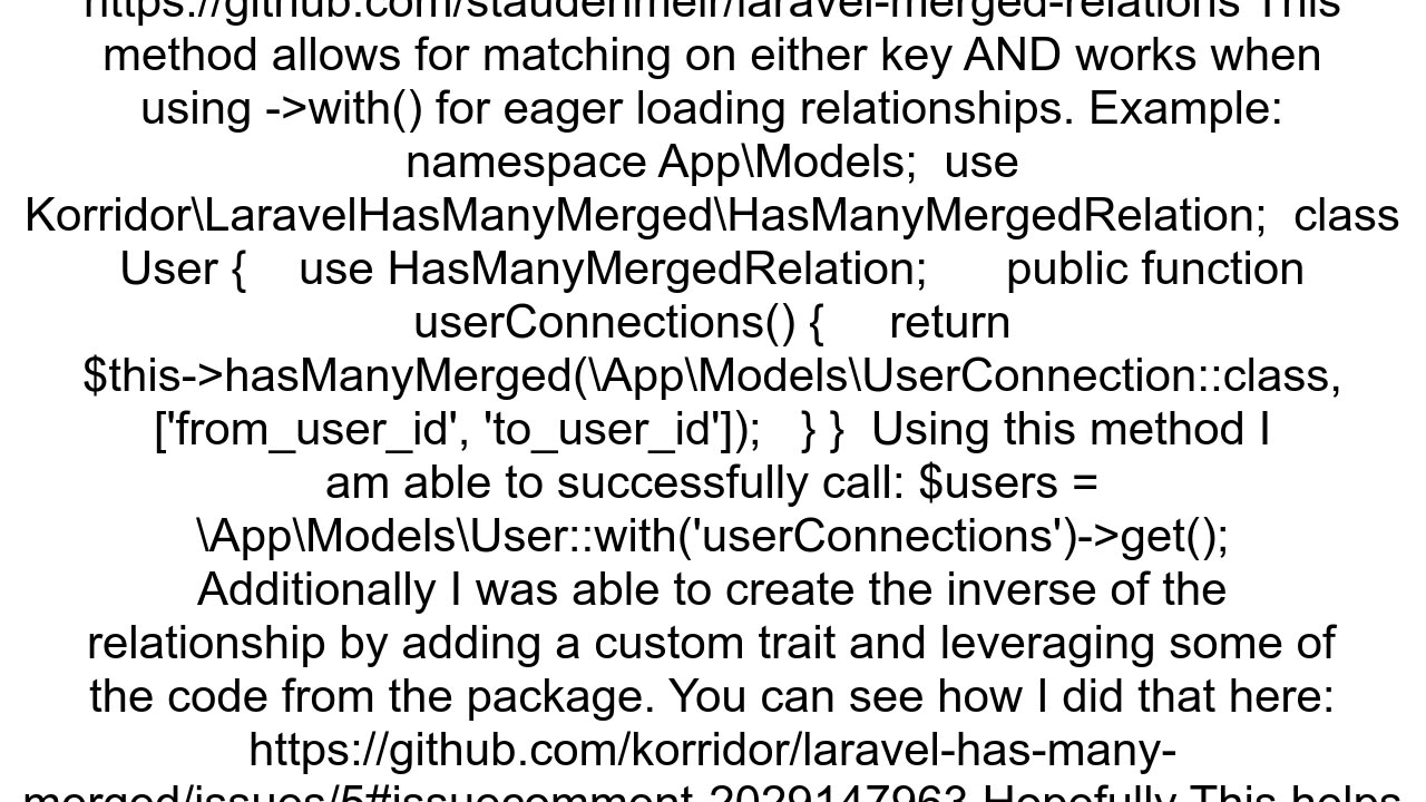 Laravel Relationship Using An OR Condition on the joining field