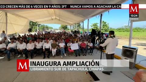 Rutilio Escandón inaugura la ampliación y modernización del libramiento Sur de Tapachula, Chiapas