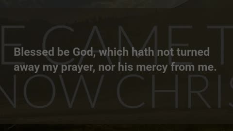 Psalms 66:19-20