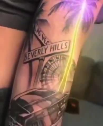 Tattoo Of Nano Matrices Activated Via Bluetooth