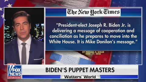 WATCH: Jesse Watters Lists Joe Biden's 5 "Puppet Masters"