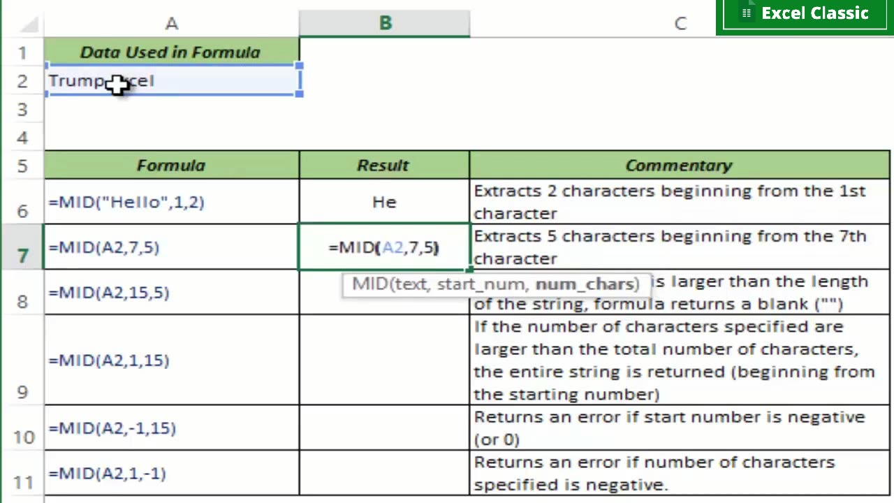 Excel lesson 14