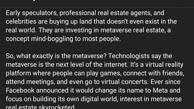 Risks and rewards of the metaverse