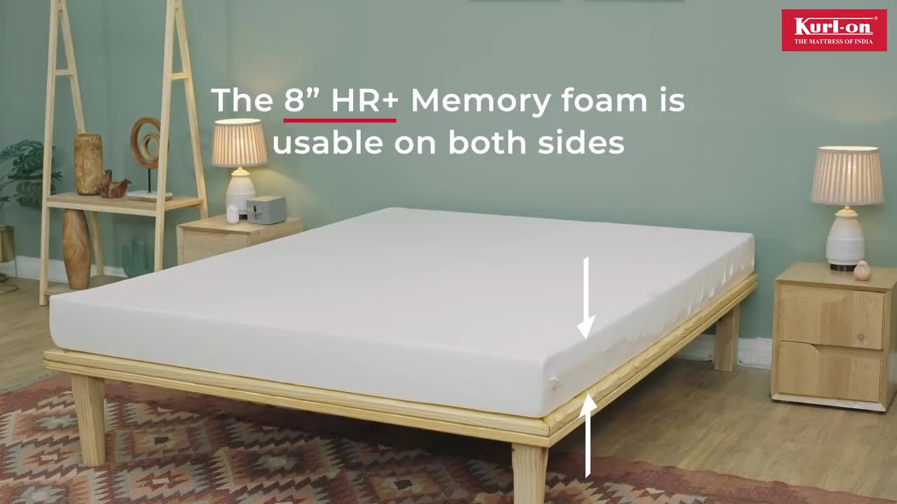 buy HR dual comfort memory foam mattress online | Kurlon