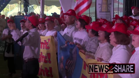 [2024-10-14] Pro-Trump choir from Japan performs in Pennsylvania