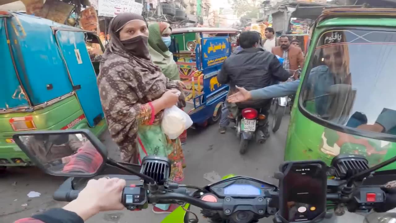 Riding a motorcycle in the worst traffic in the world!