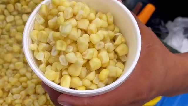 I get excited for Street Corn. Who else run out when they hear the horn