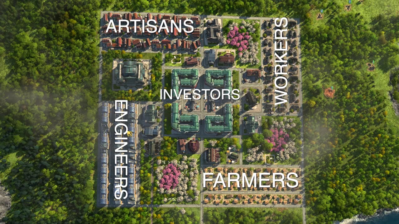 Class structured city layout