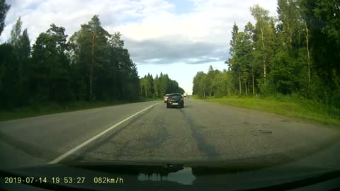 Scooter Slams Stationary Motorcycle