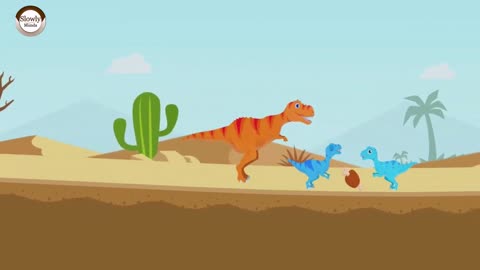 A Baby's Quest for Dinosaurs - Dinosaur Island-Games for Kids - Slowly Munda