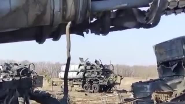 Russian military showed the destroyed base of the Ukrainian Armed Forces